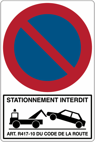 Panneau Stationnement Interdit pas cher