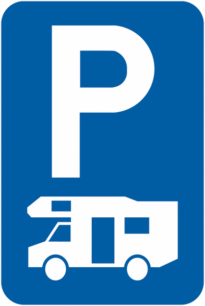 Segno Di Parcheggio Privato (blu, 20 X 30 Cm), Pittogramma Privato