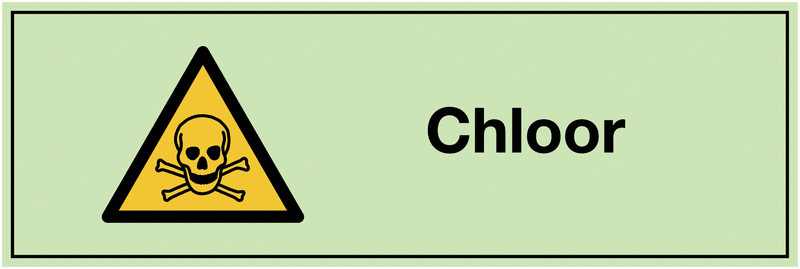 Fotoluminescente signalering gevaarlijke stoffen - Chloor