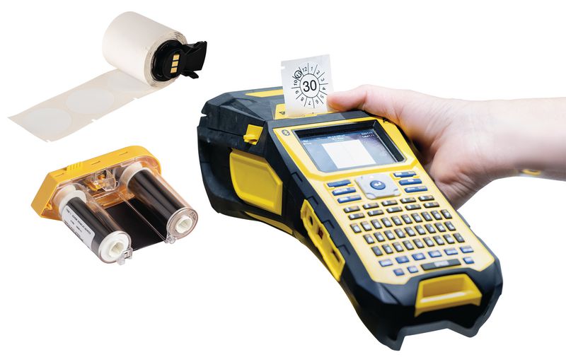 Kit labelprinter en personaliseerbare keuringsstickers Brady M610 | Seton