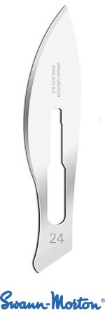 Lames de bistouri Swann-Morton compatibles manche n°4