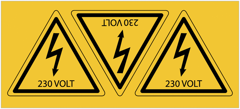 Panneaux danger électrique - Pictogramme électrocution | Seton