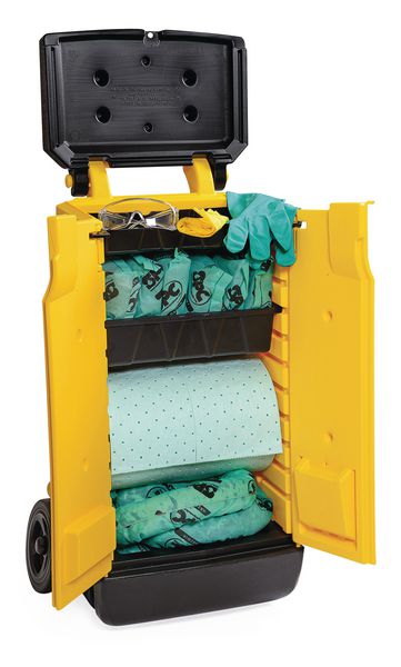 Kit absorbentes para productos químicos en carrito