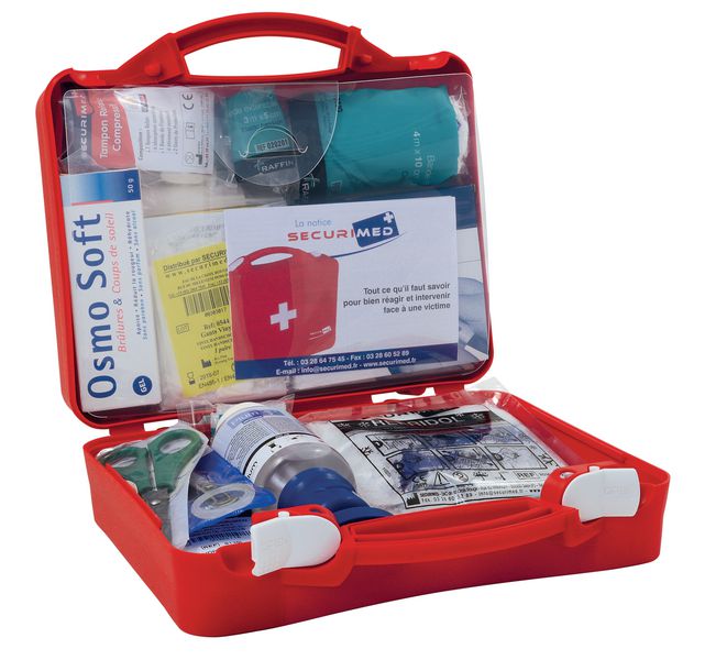 Trousse de secours industrie chimique