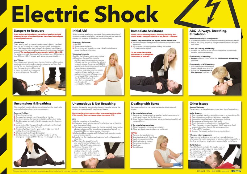 Electric Shock Photographic Poster