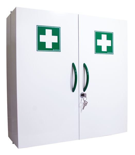 Armoire à pharmacie 2 portes en métal - vide