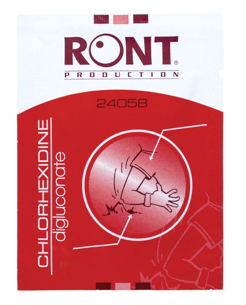 Serviettes de chlorhexidine