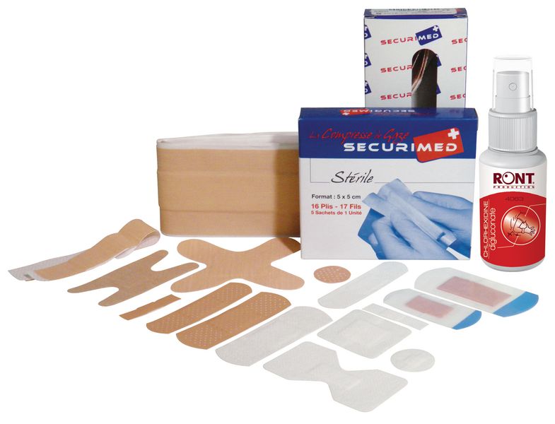 Kit de secours pansements
