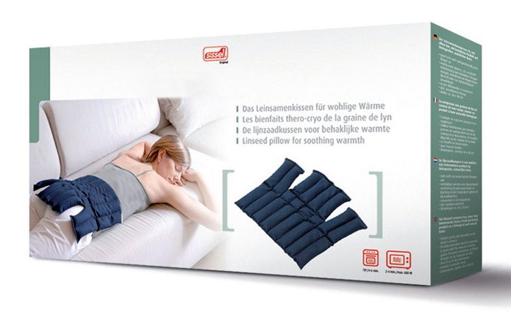 Coussin chauffant ou réfrigérant graines de lin Securimed