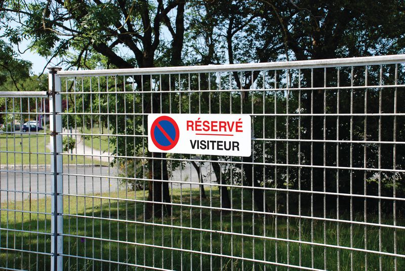Cartello Divieto Di Sosta Su Strada Privata 200mm - PVC 1,5 Mm O Alluminio Dibond 3 Mm - Fabbricazione Francese - 4