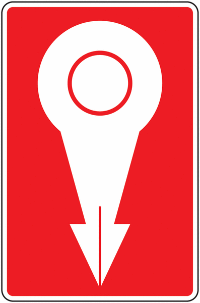 Cartello Divieto Di Sosta - Posto Riservato - Aua Signaletique - Alluminio Dibond 3 Mm 230 Mm