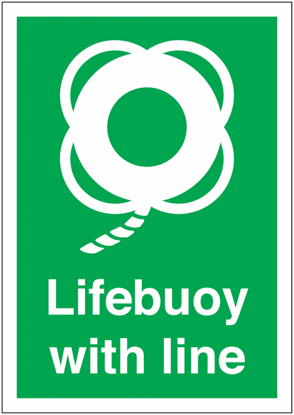 Floating Line Safety Sign Water Safety Signs – Water and Marine Safety Signs | Seton