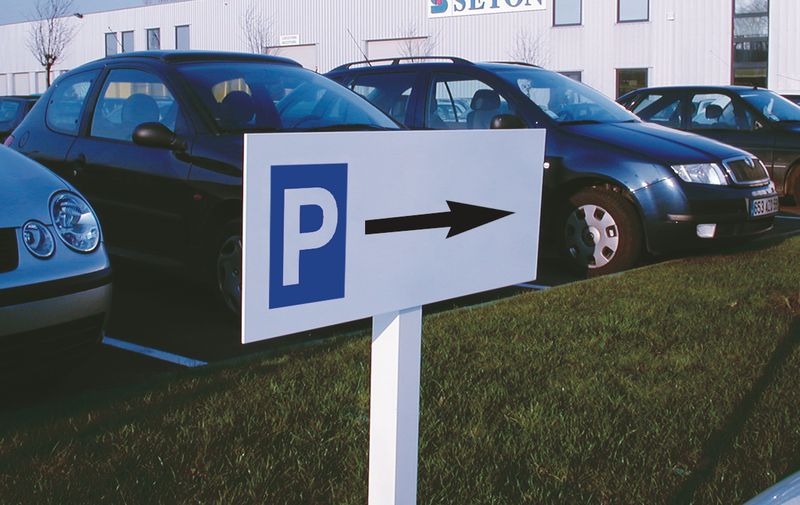 Lot De 2 Panneaux "Stationnement Interdit" Réfléchissants 30x20cm - Aluminium Résistant Pour Parking Privé