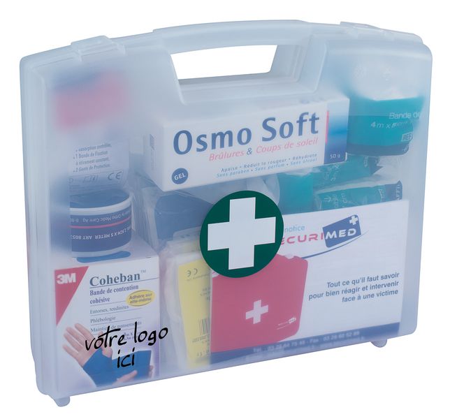 Trousse de secours alimentaire petit modèle personnalisable