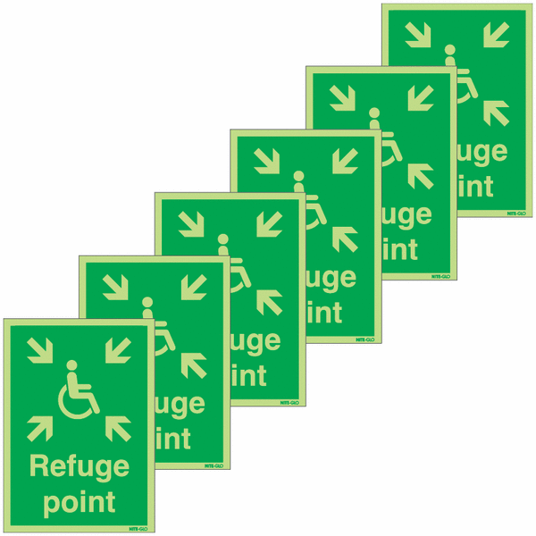 Relief Point Sign ISO Compliant, Expert-Rated UK “Refuge Point