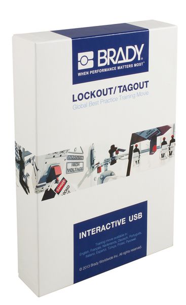 USB-minne med instruktionsvideo: Lockout & Tagout