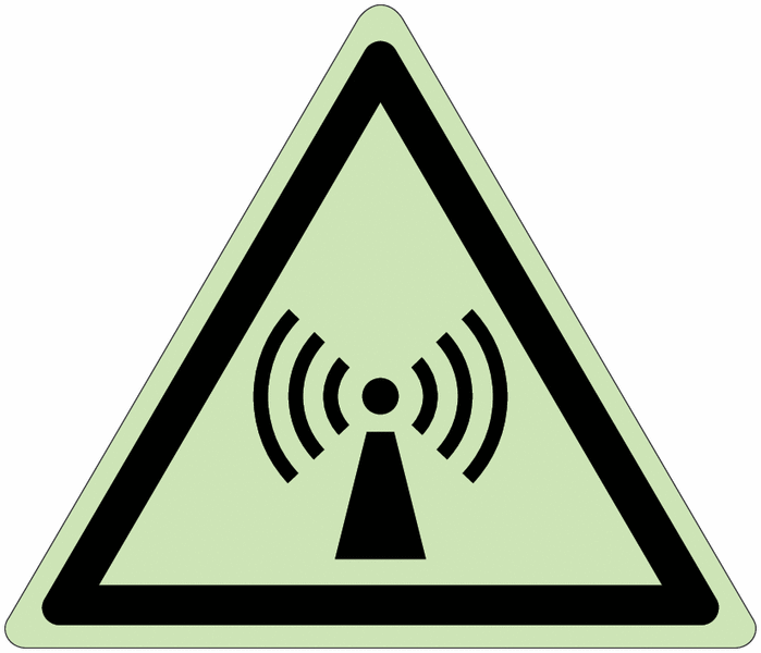CARTELLO TRIANGOLO - Pericolo sostanze radioattive o radiazioni ionizzanti