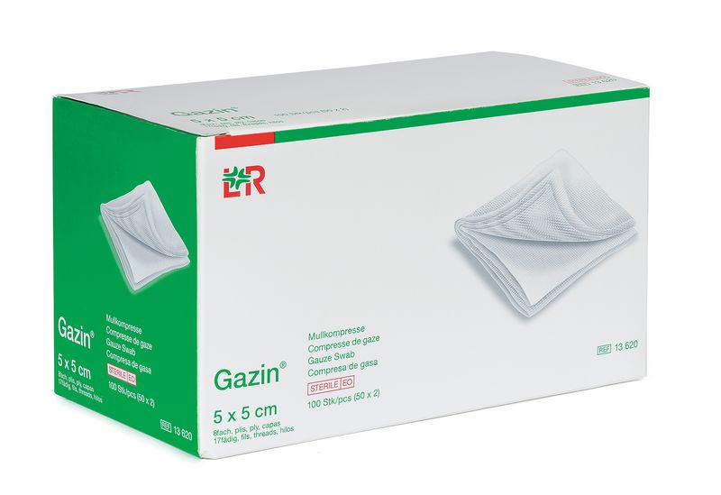 Sachet+de+2+compresses+de+gaze+steriles