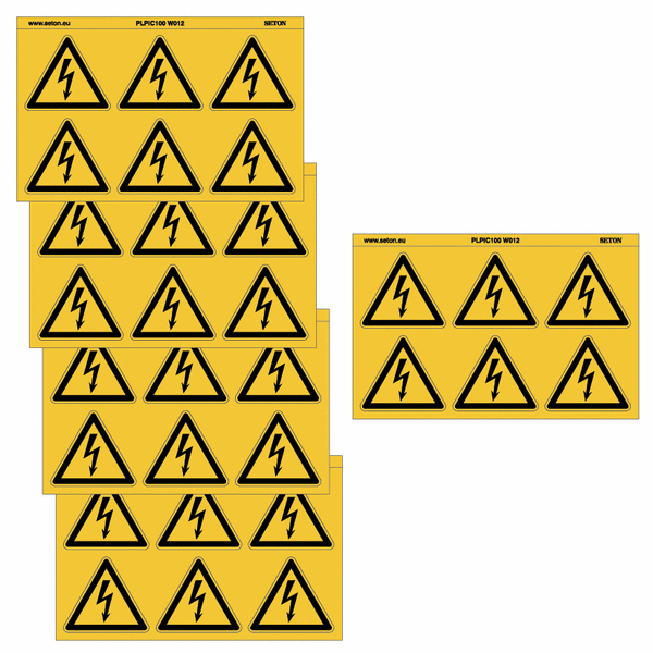 Panneaux danger électrique - Pictogramme électrocution | Seton