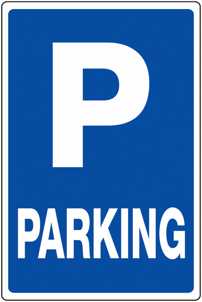 Affiches de stationnements réservés