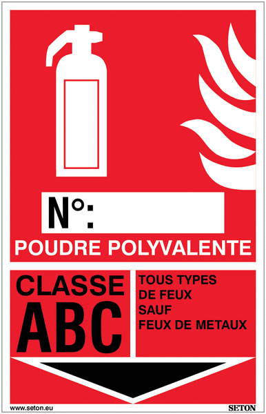 Panneau Intérieur D'extincteur