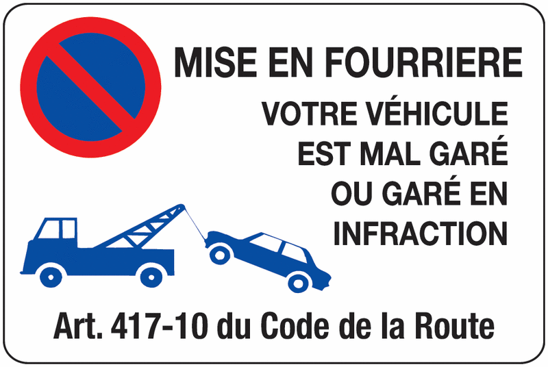 Lot De 30 Étiquettes PARKING PRIVÉ - Stickers Autocollants Dissuasion 50x100mm Pour Véhicules Mal Garés