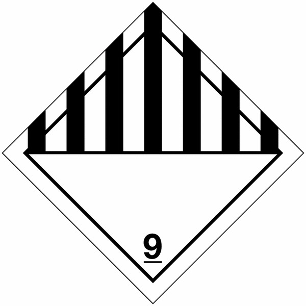 Cartello Pericolo ADR2385.G - Segnale Per Ostacoli Bassa Altezza 340x230mm