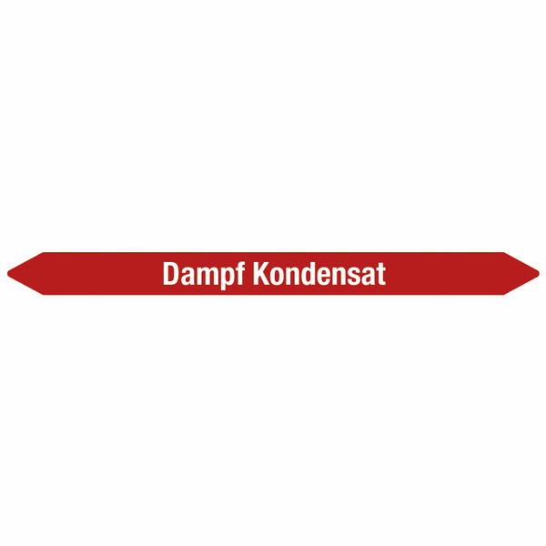 Rohrleitungskennzeichnung HD Dampf, Etikett zum Aufkleben Rohrleitungskennzeichnung HD Dampf, Etikett zum Aufkleben