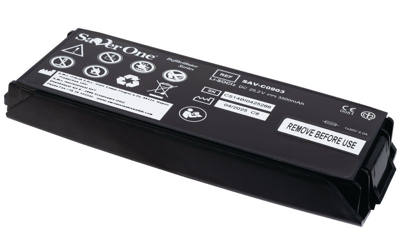 Batterie lithium pour défibrillateur Saver One nouvelle génération
