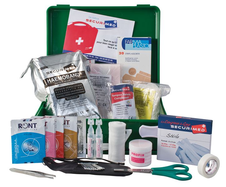 Trousse De Secours étanche Portable - 28x14x19 Cm, Nylon, Pour Activités Outdoor (canoë, Rando)