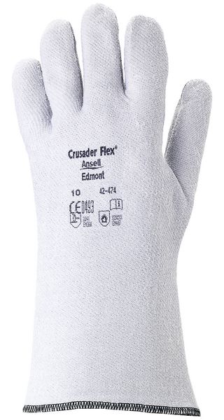 Gant Anti-chaleur En Cuir Pour Barbecue - Manchette Longue, Protection Optimale Pour Les Mains - 5