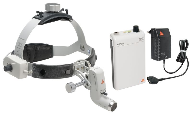 Lampe frontale Heine ML4 LED avec loupe binoculaire