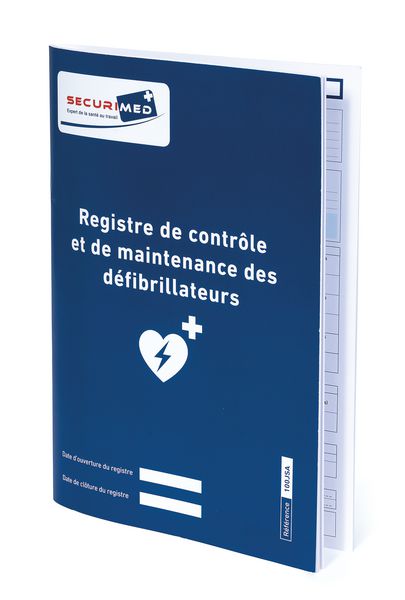 Registre Fiches maintenance des défibrillateurs Registre Fiches maintenance des défibrillateurs