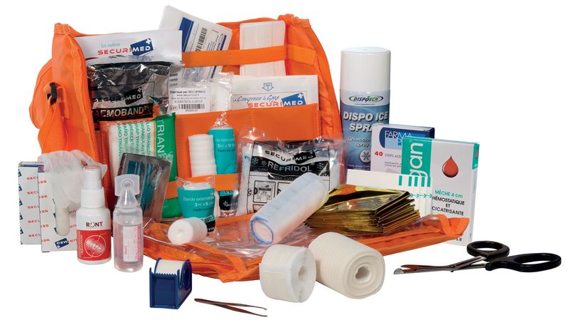 Trousse de secours sport collectif