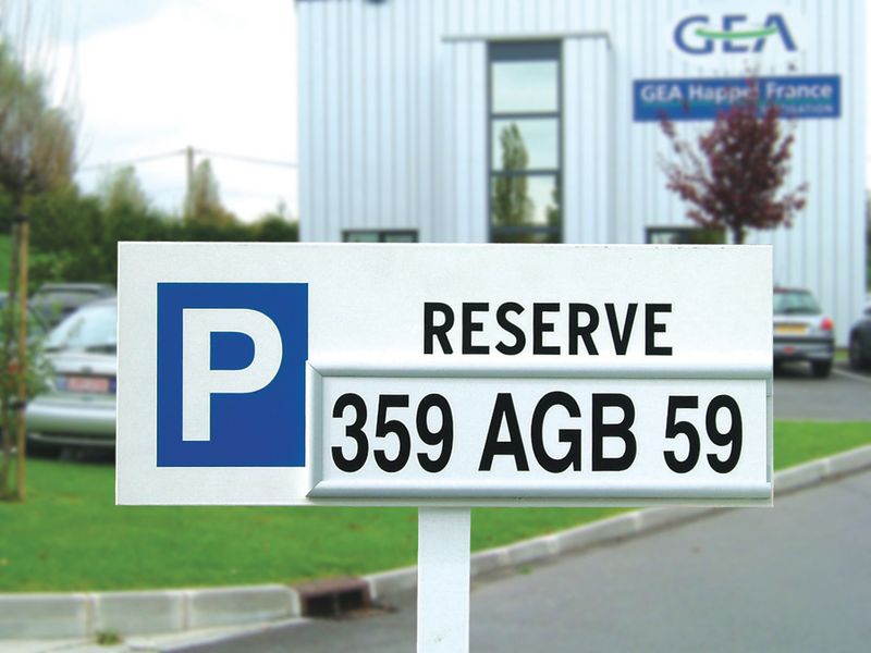 Panneau de parking réservé - Place de parking réservée | Seton