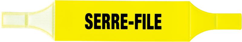 Brassards PVC fluo Serre-file et Guide-file | Signals