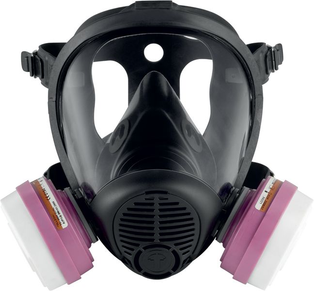 Masque De Protection Respiratoire Réutilisable Avec Lunettes Intégrées - Filtres Anti-poussière Et Vapeurs - Pour Peinture, Produits Chimiques