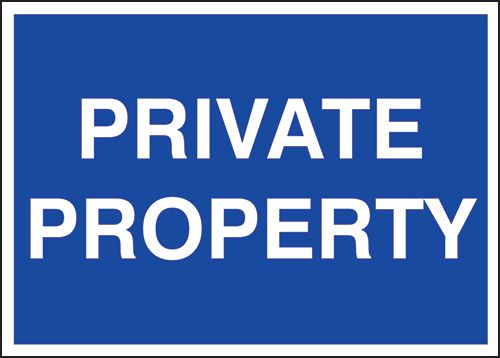 Private Property Sign | Seton