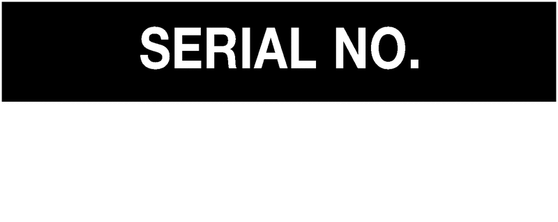 Serial No. - Economical Inspection Labels | Seton