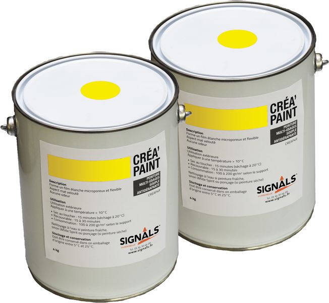 Peinture de sol antidérapante - lot de 2 seaux