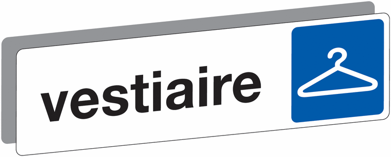 Plaque Porte Toilettes Autocollante Aluminium 75mm - Hommes Femmes Handicapés - Lot De 3