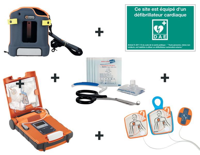 Pack défibrillateur automatique avec module RCP