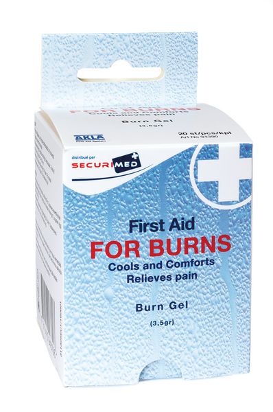 Dosettes gel d'eau pour brûlure thermique