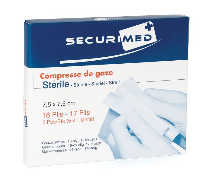 Compresse+de+gaze+sterile+Securimed