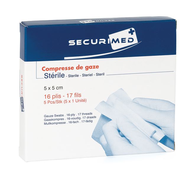 Compresse+de+gaze+sterile+Securimed