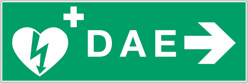 Panneau DAE flèche droite