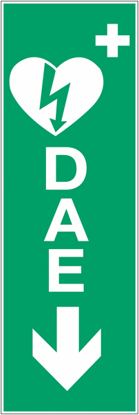 Panneau DAE flèche bas
