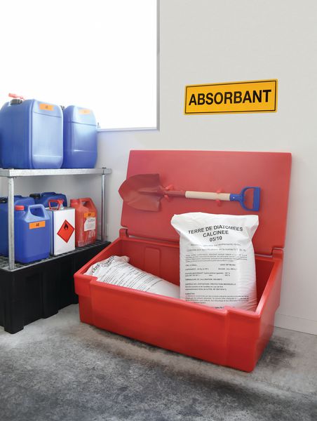 Kit De Déversement Universel Brady 107795 - Capacité 5 Gallons, Jaune, PVC, Neuf, Dimensions 4x16x20 Pouces, Livraison Gratuite
