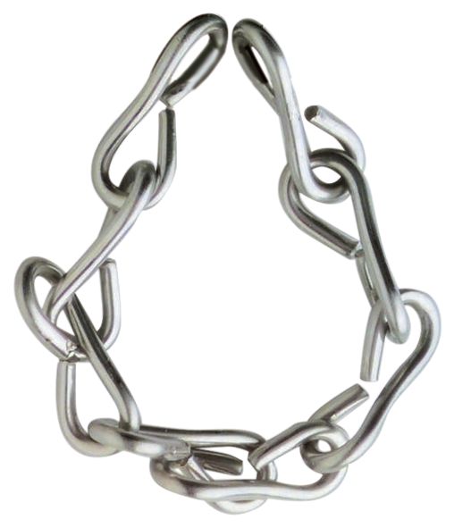 Catenella ad anelli in acciaio inox, per fissaggio Seton