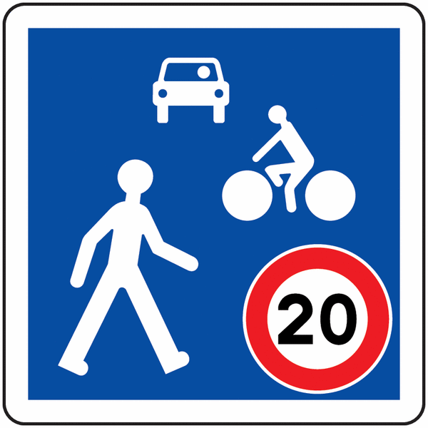 Paneau Rookzone Panneaux zone de circulation Type B | Signals